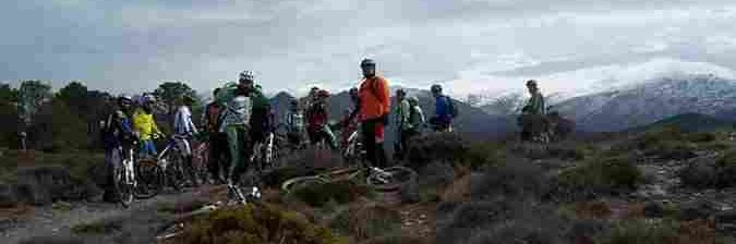 Rutas bicicleta montaña bici btt mtb mountain bike Granada - Cortijo del Manar - Silleta del Padul