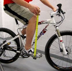 La posición correcta en la bicicleta btt mtb